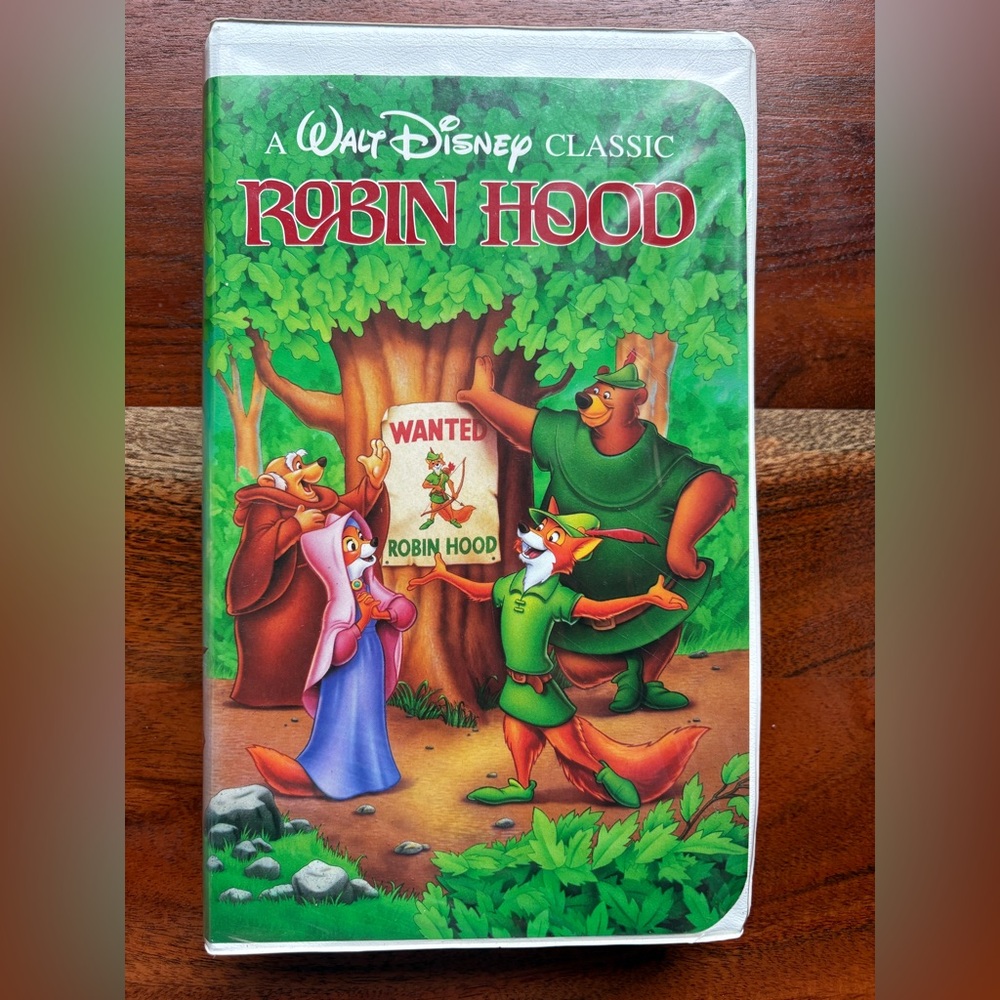 Walt Disney Classic Rare BLACK DIAMOND EDITION Robin Hood VHS
